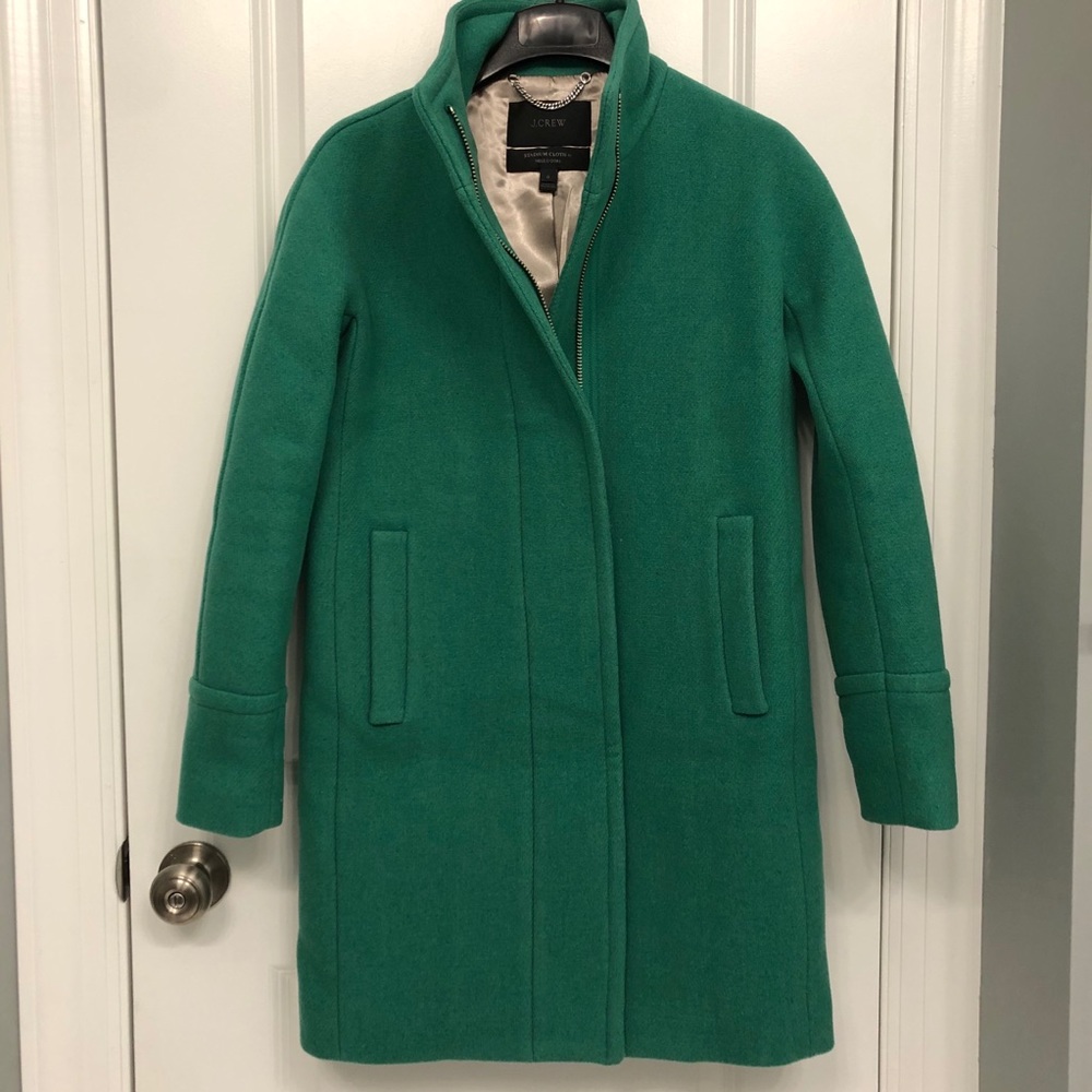J. Crew Cocoon coat in Italian stadium-cloth wool